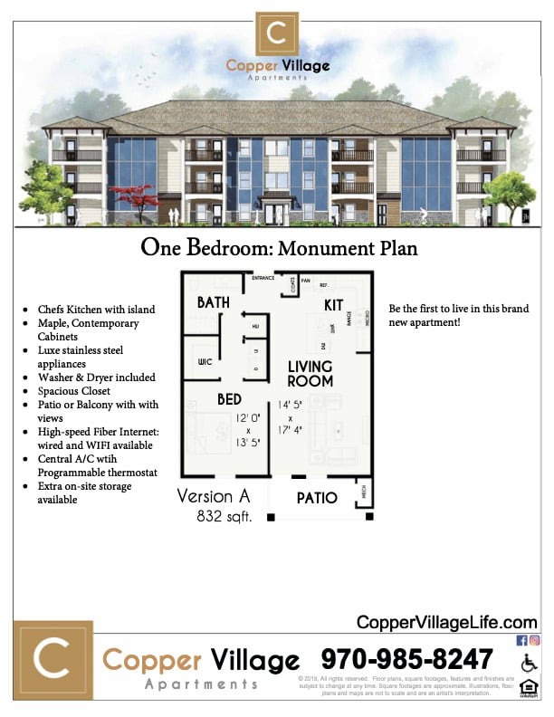 Copper Village Monument Floor Plan